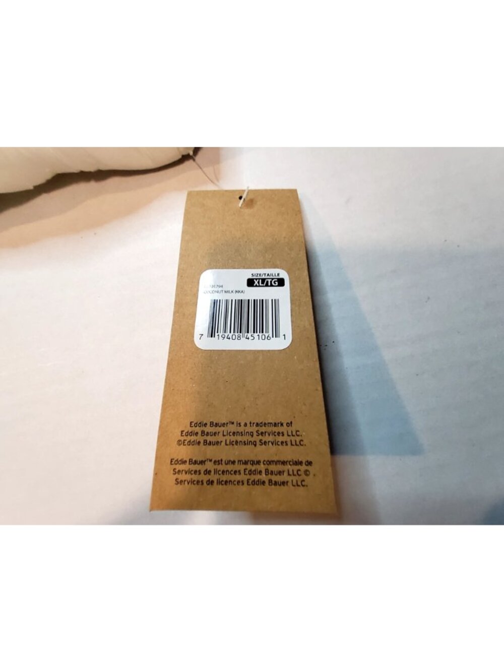 Eddie Bauer Womens XL Alpine Vest In Coconut Milk Color Stormrepel Nylon Quilted - Picture 5 of 10